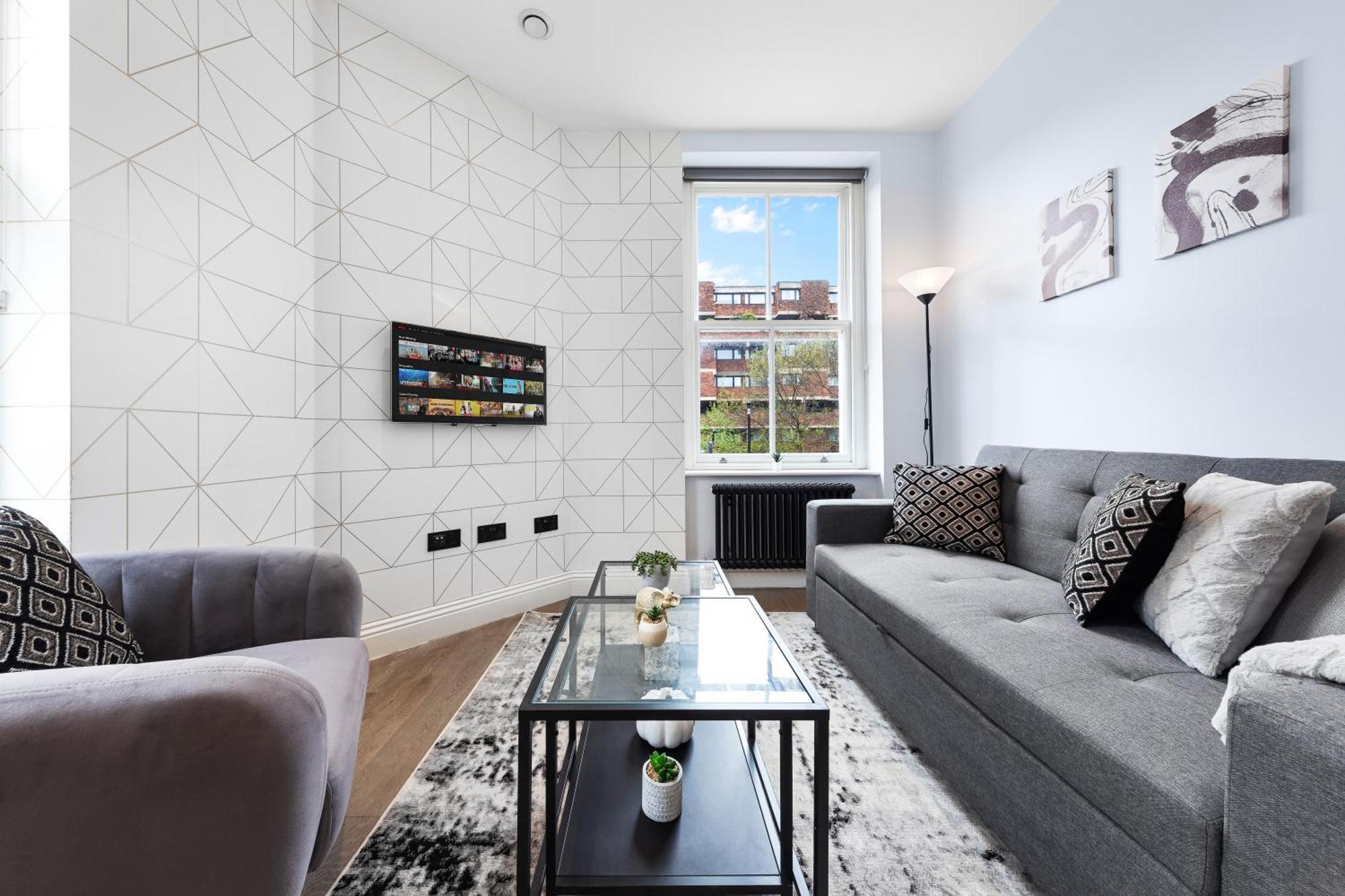 Stunning 1 Bedroom In Westminster With Ac Sleeps 4 London Bagian luar foto